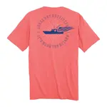 Local Boy Outfitters Local Boy Boat and Flag SS Tee - Coral