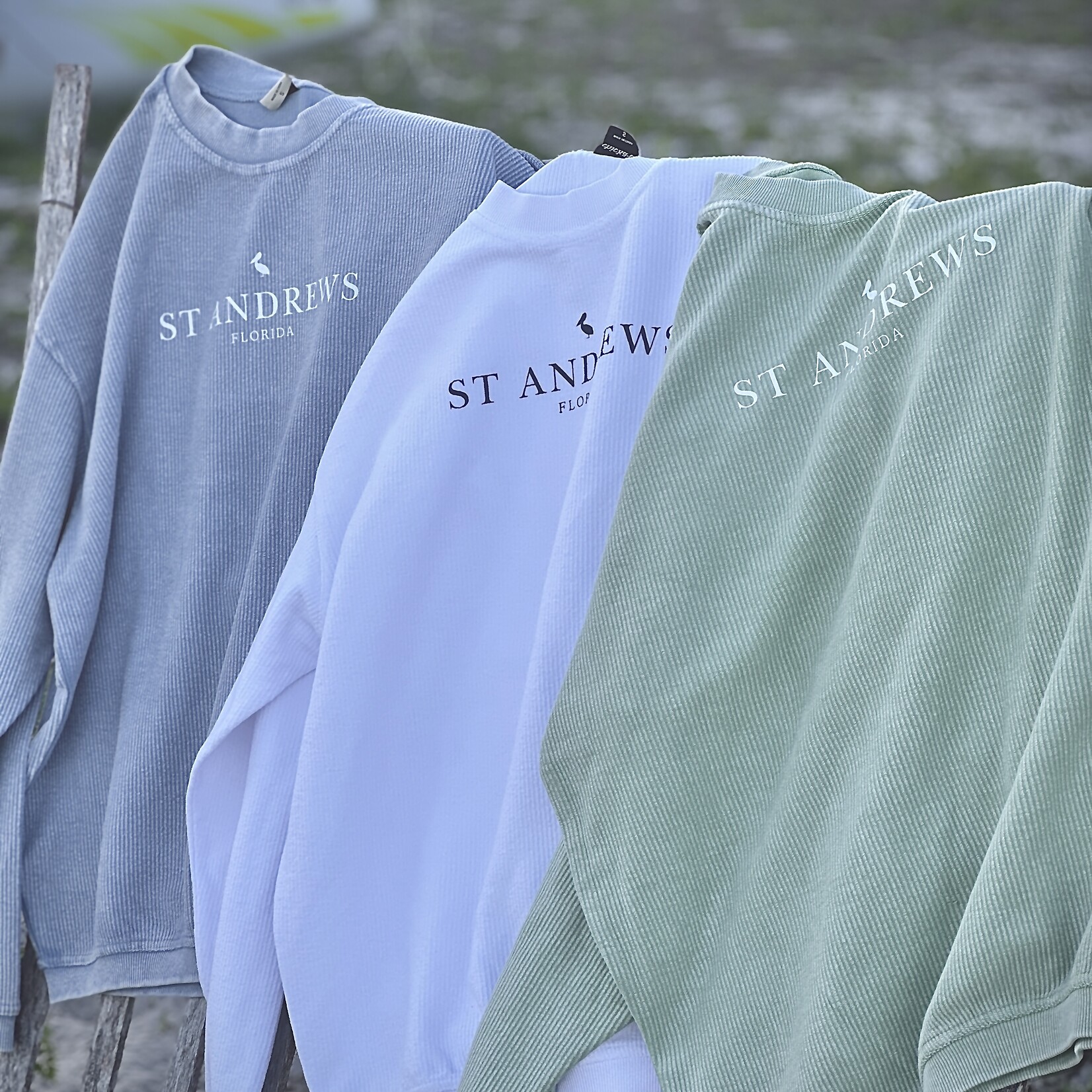 Sunjammers St Andrews Corded Crew Sweatshirt