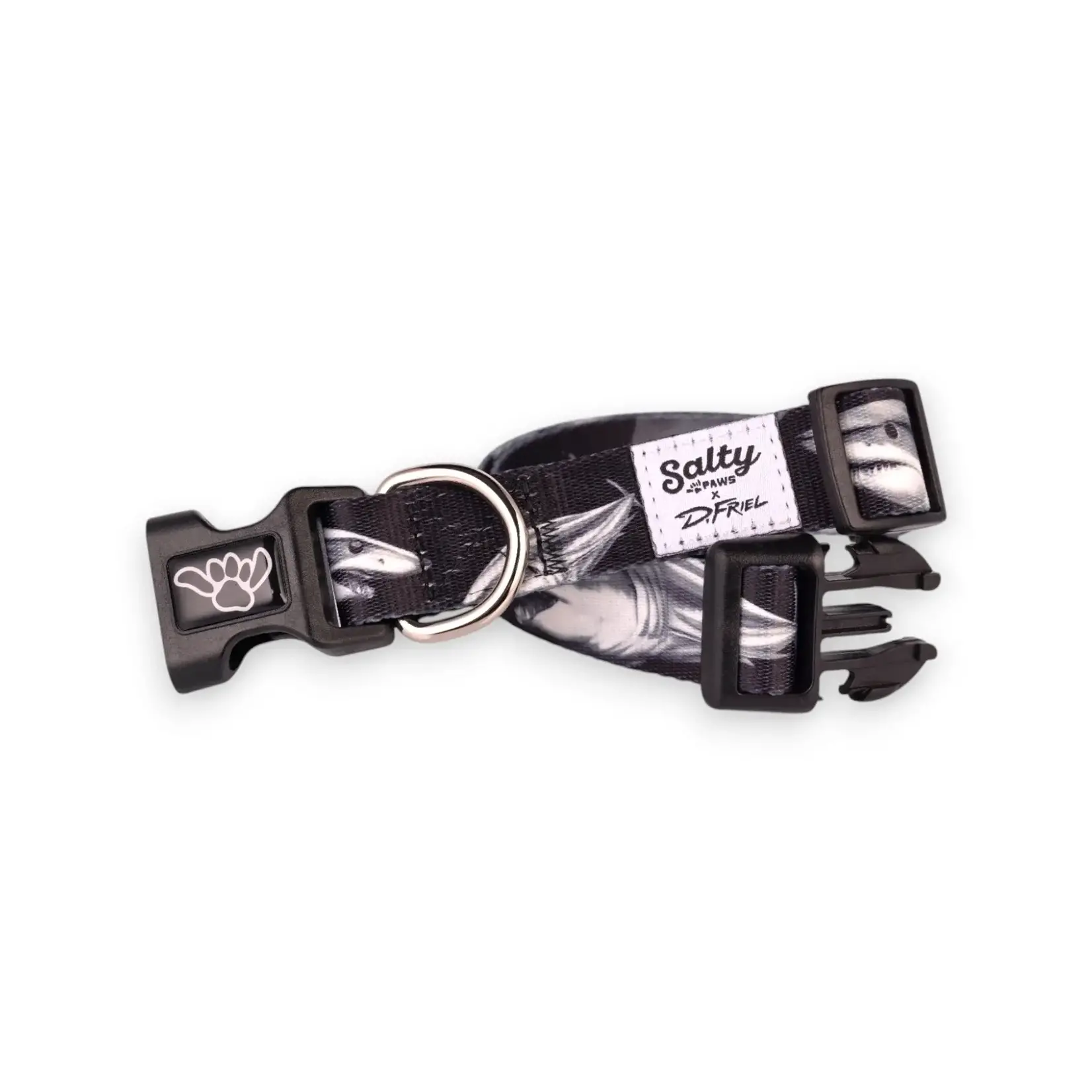 Salty Paws Salty Paws Salty Paws Mako Shark Dog Collar by D. Friel Made From Recycled Plastic Bottles