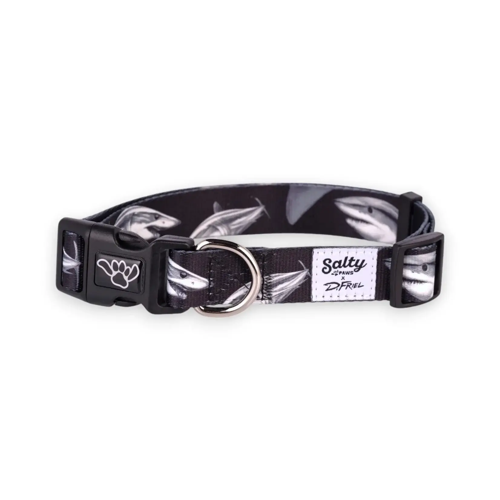 Salty Paws Salty Paws Salty Paws Mako Shark Dog Collar by D. Friel Made From Recycled Plastic Bottles