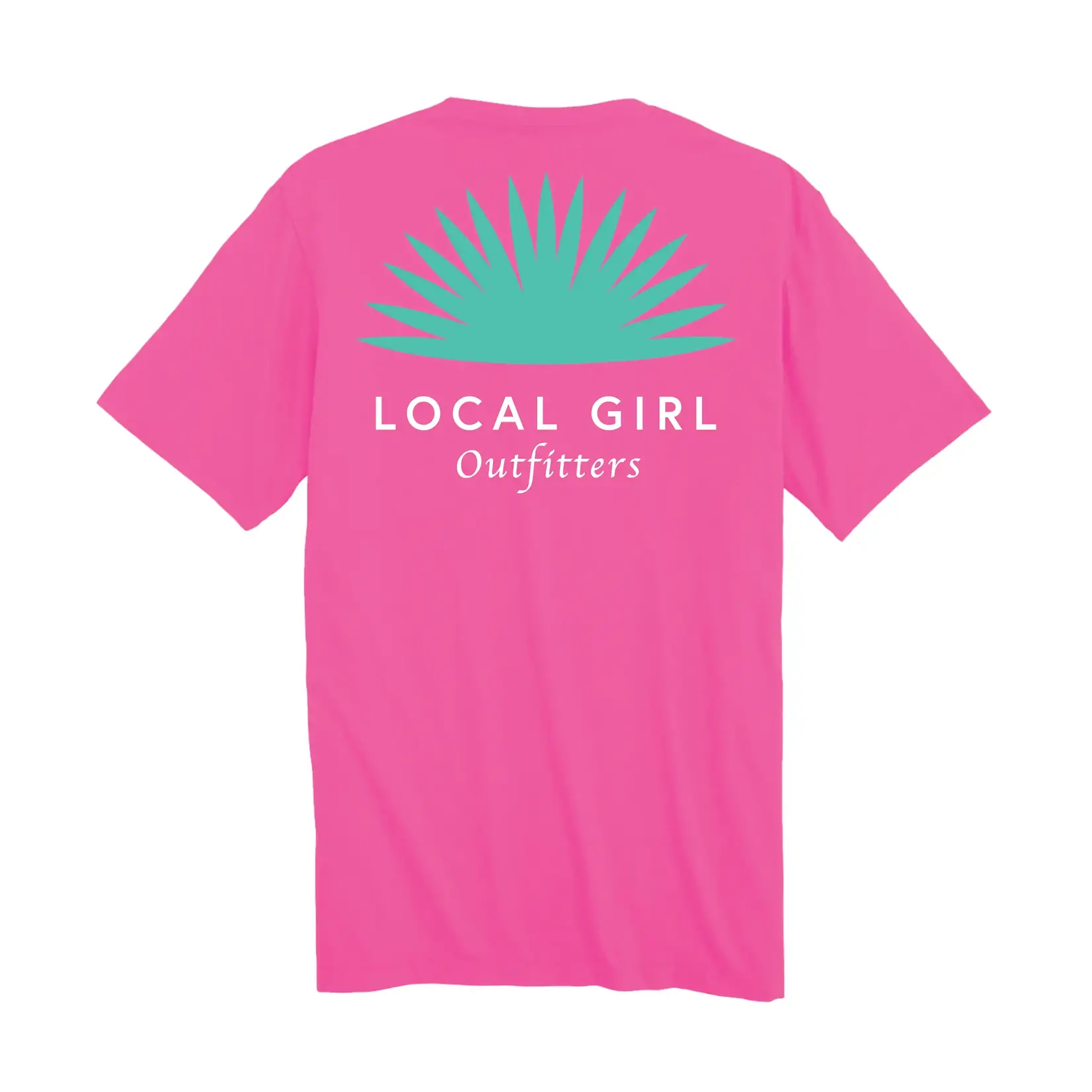 Local Boy Outfitters Local Girl Casa Local Tee – Desert Agave on Pink