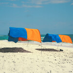 Shibumi Shibumi Shade – Gator Orange & Blue (Wind-Powered Canopy)
