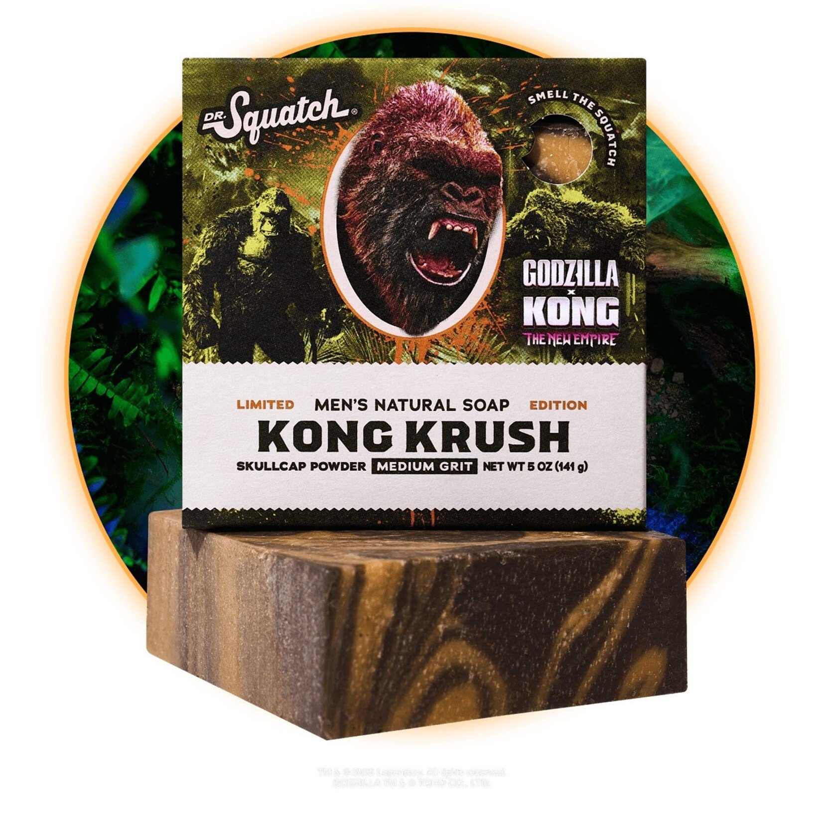 Dr. Squatch Dr. Squatch Kong Krush Bar Soap (Godzilla X King Kong)