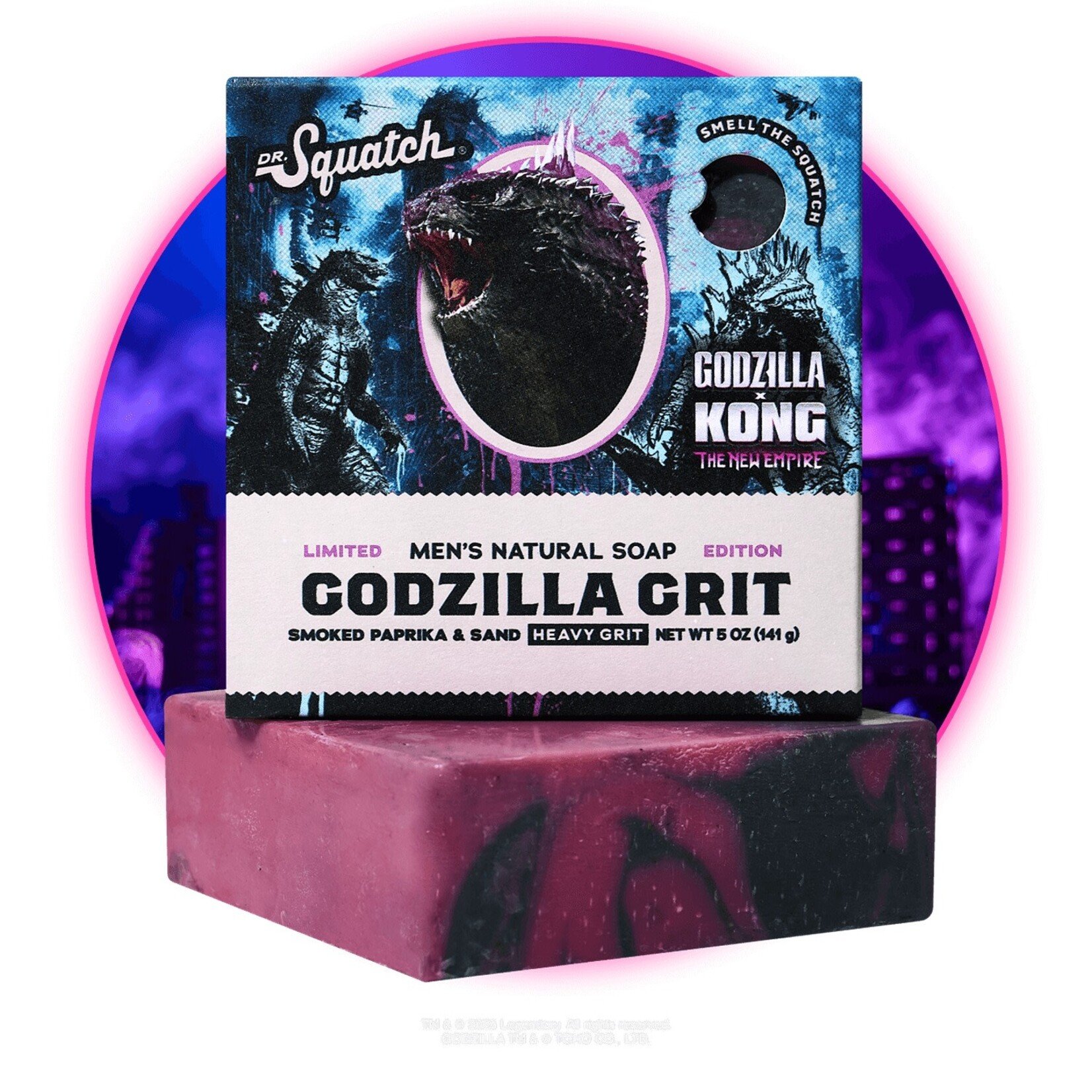 Dr. Squatch Dr. Squatch Godzilla Grit Bar Soap (Godzilla X King Kong)