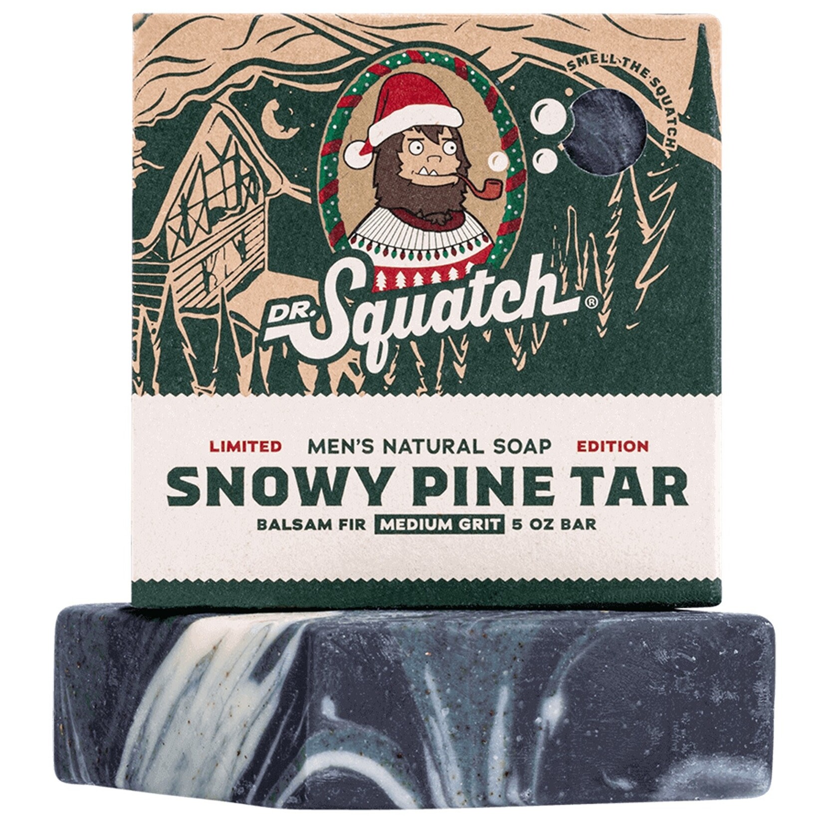 Dr. Squatch Dr. Squatch Snowy Pine Tar Bar Soap