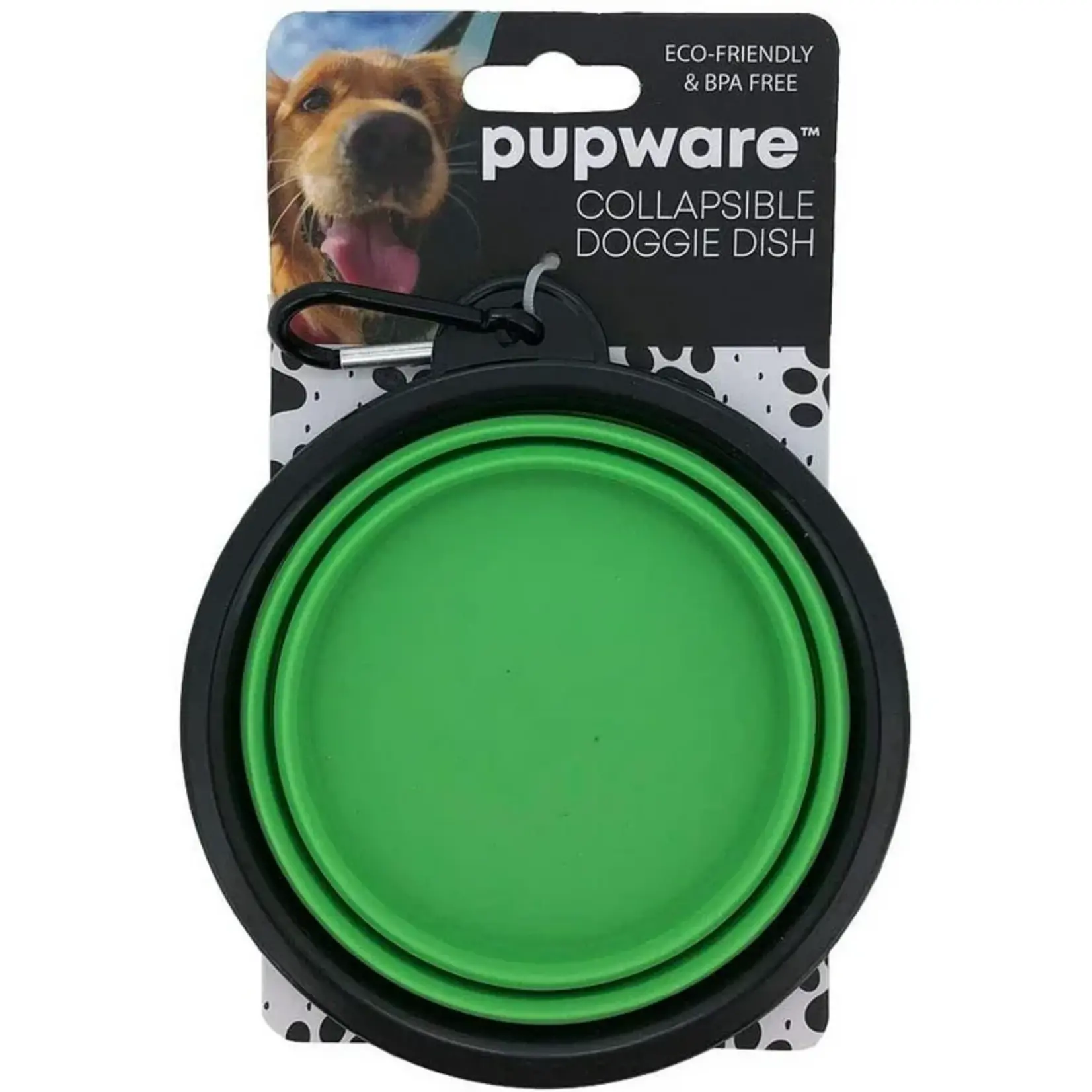 Sunjammers Collapsible Silicone Dog Bowl with Carabiner – St. Andrews & Panama City Pet-Friendly Travel Essential