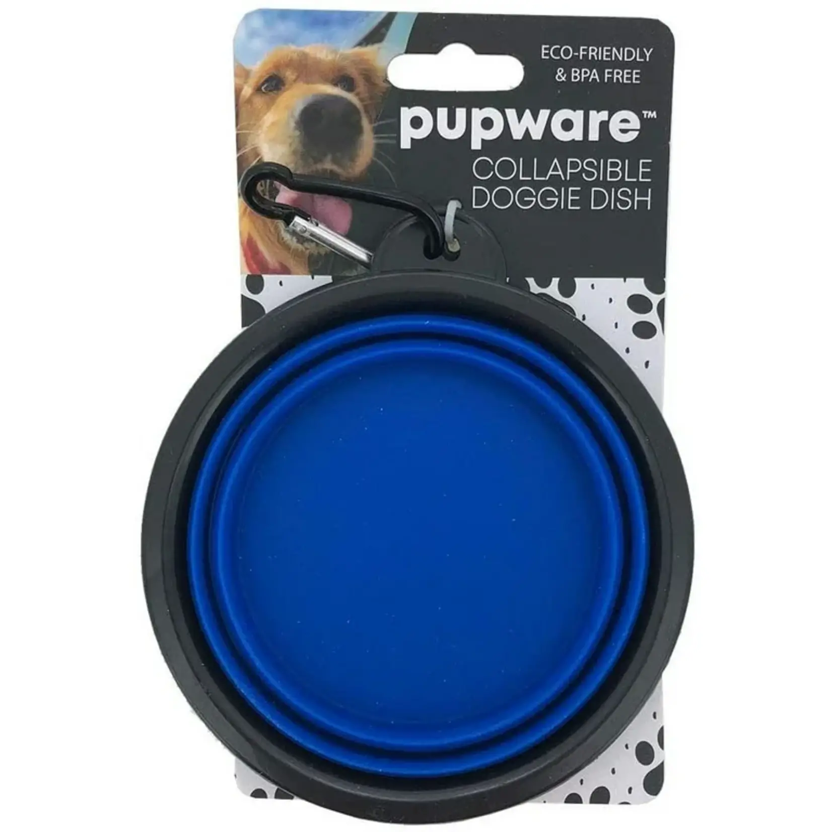 Sunjammers Collapsible Silicone Dog Bowl with Carabiner – St. Andrews & Panama City Pet-Friendly Travel Essential