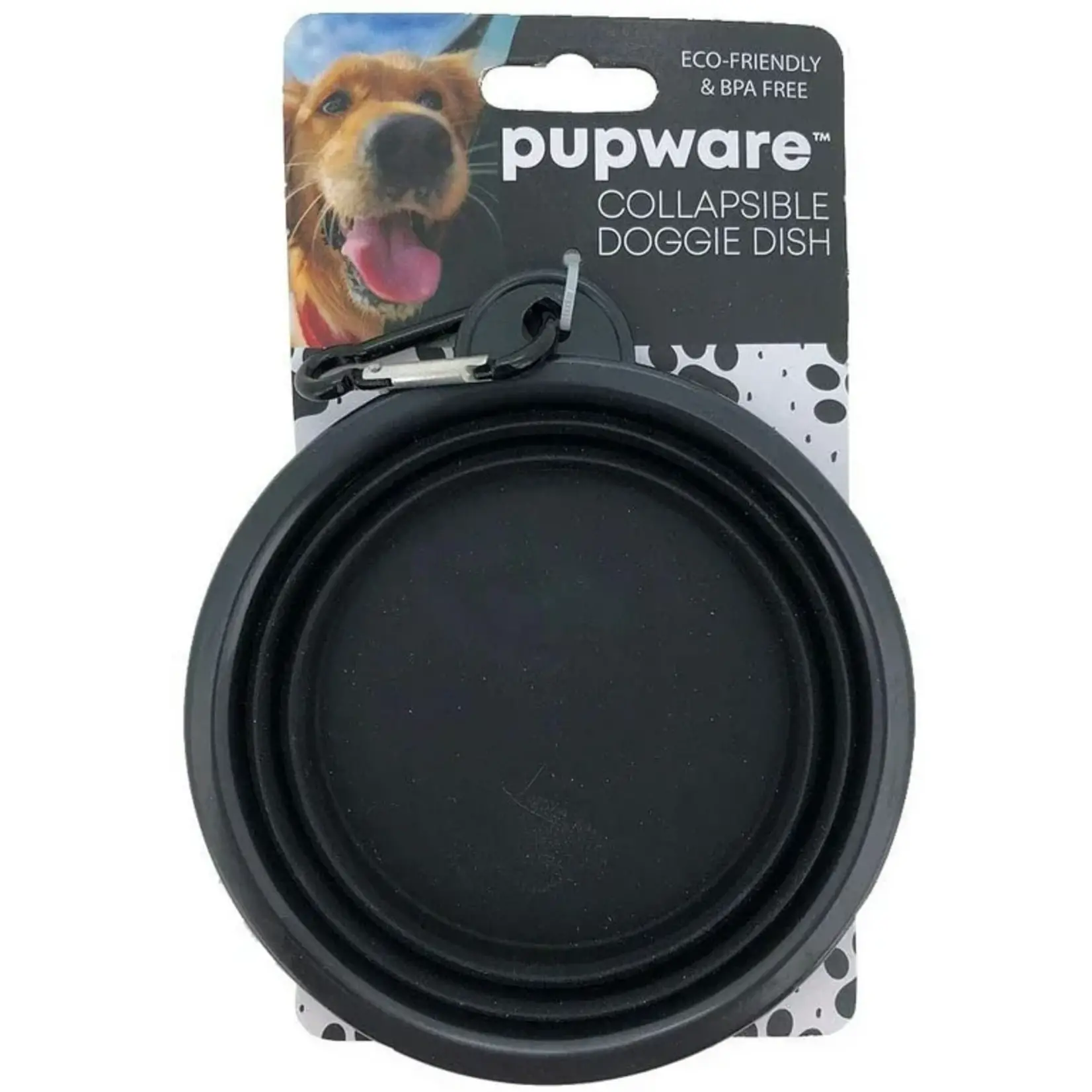 Sunjammers Collapsible Silicone Dog Bowl with Carabiner – St. Andrews & Panama City Pet-Friendly Travel Essential