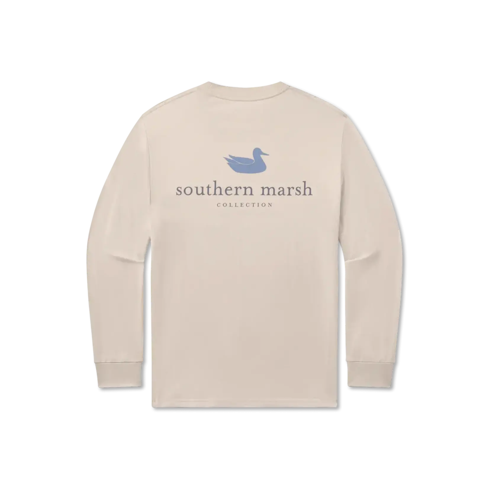 Southern Marsh Southern Marsh Authentic Long Sleeve Tee – Classic Mallard Logo Shirt Panama City