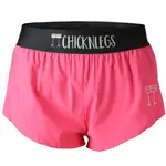 ChickenLegs ChicknLegs Women's Neon Pink 1.5" Split Shorts