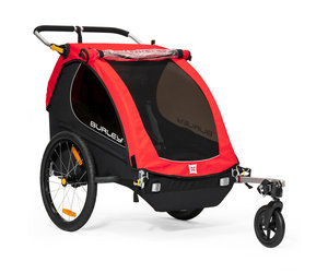 Burley Honey Bee Child Trailer Double Red Breakaway Sports