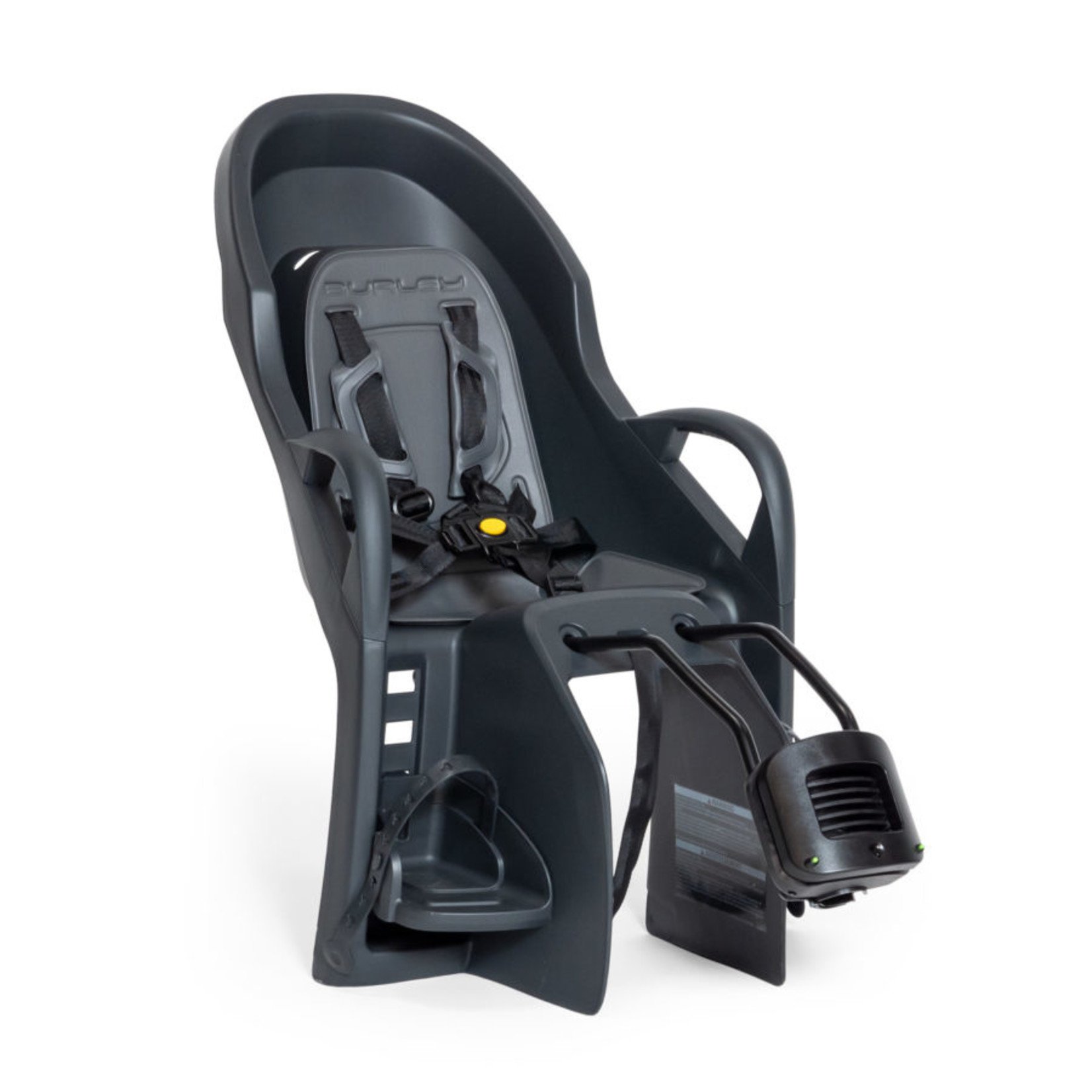 Burley Dash Frame Mount Child Seat - Black/Gray