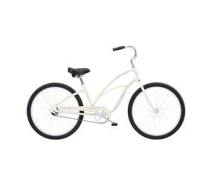 Electra Cruiser 1 Step Thru Pearl White Breakaway Sports