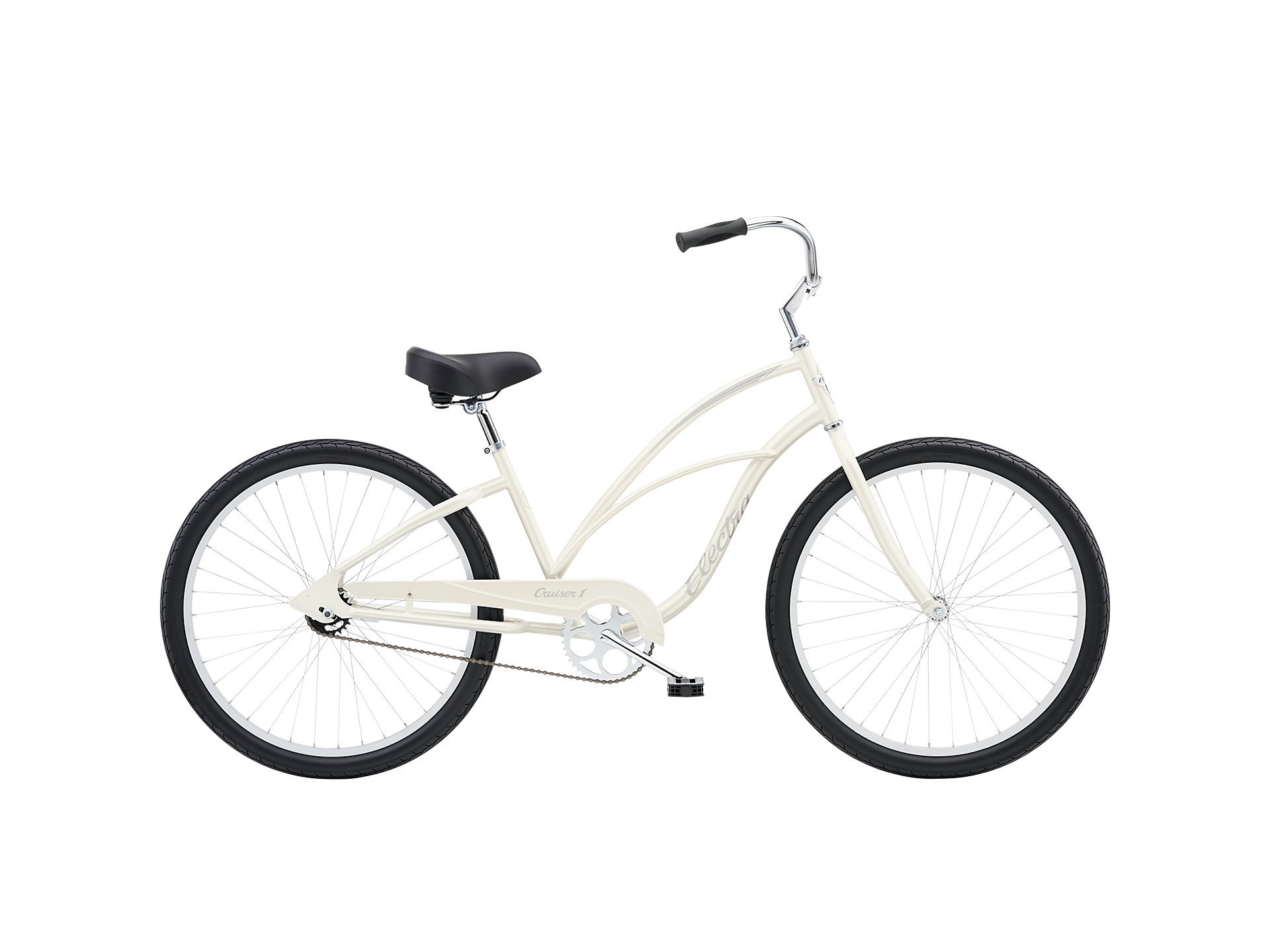 Electra Cruiser 1 Step Thru Pearl White Breakaway Sports