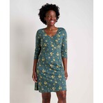 Toad & Co Toad & Co rosalinda dress mantis cluster print M