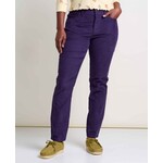 Toad & Co Toad & Co w's karuna cord 5 pkt skinny pant blackcurrant 10