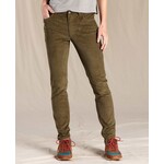 Toad & Co Toad & Co w's karuna cord 5 pkt skinny pant fir 8