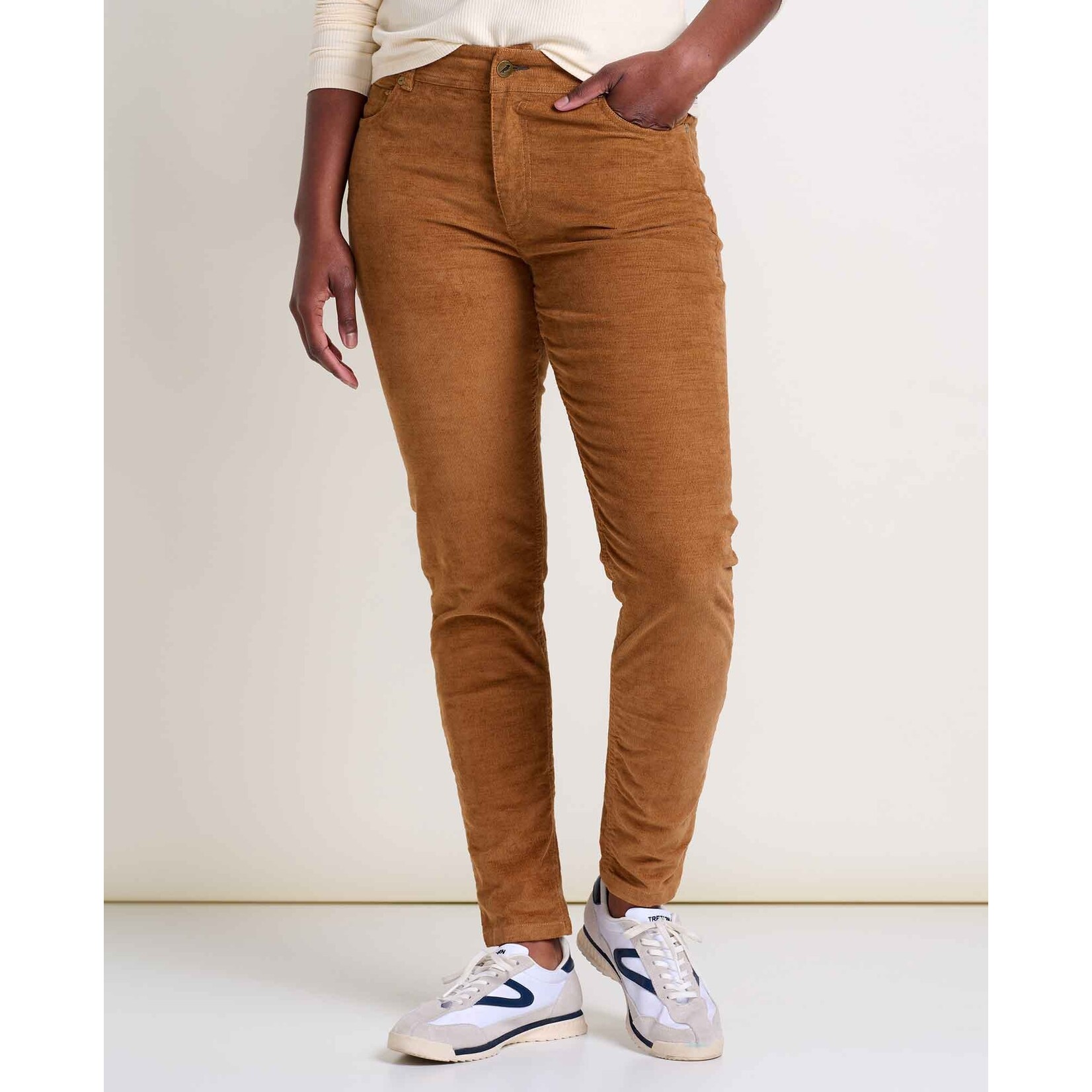 Toad & Co Toad & Co KARUNA CORD 5 PKT SKINNY PANT brown sugar 12