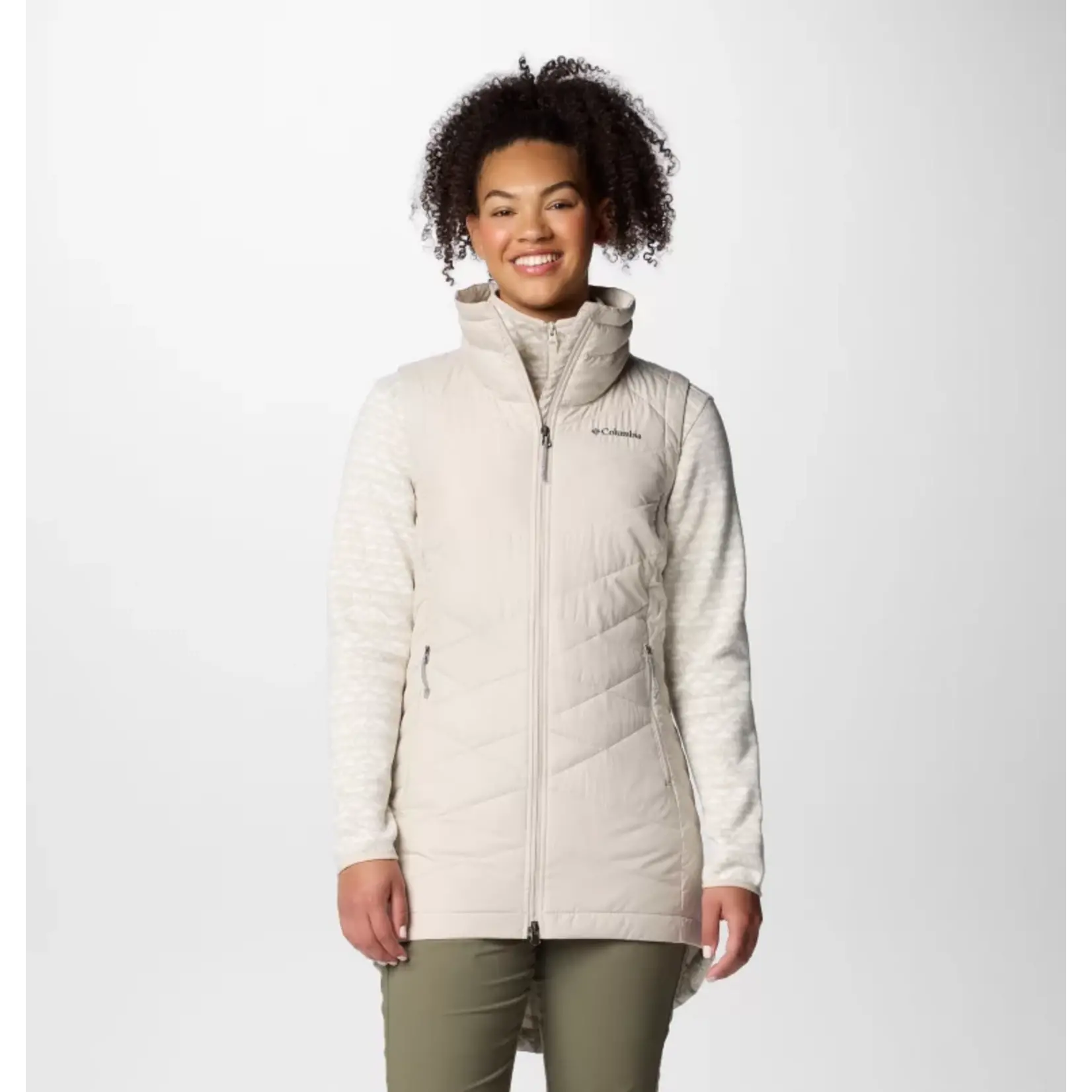 Columbia Heavenly™ II Long Vest Dark Stone M