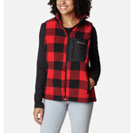 Columbia West Bend™ Vest Red Lily Check S