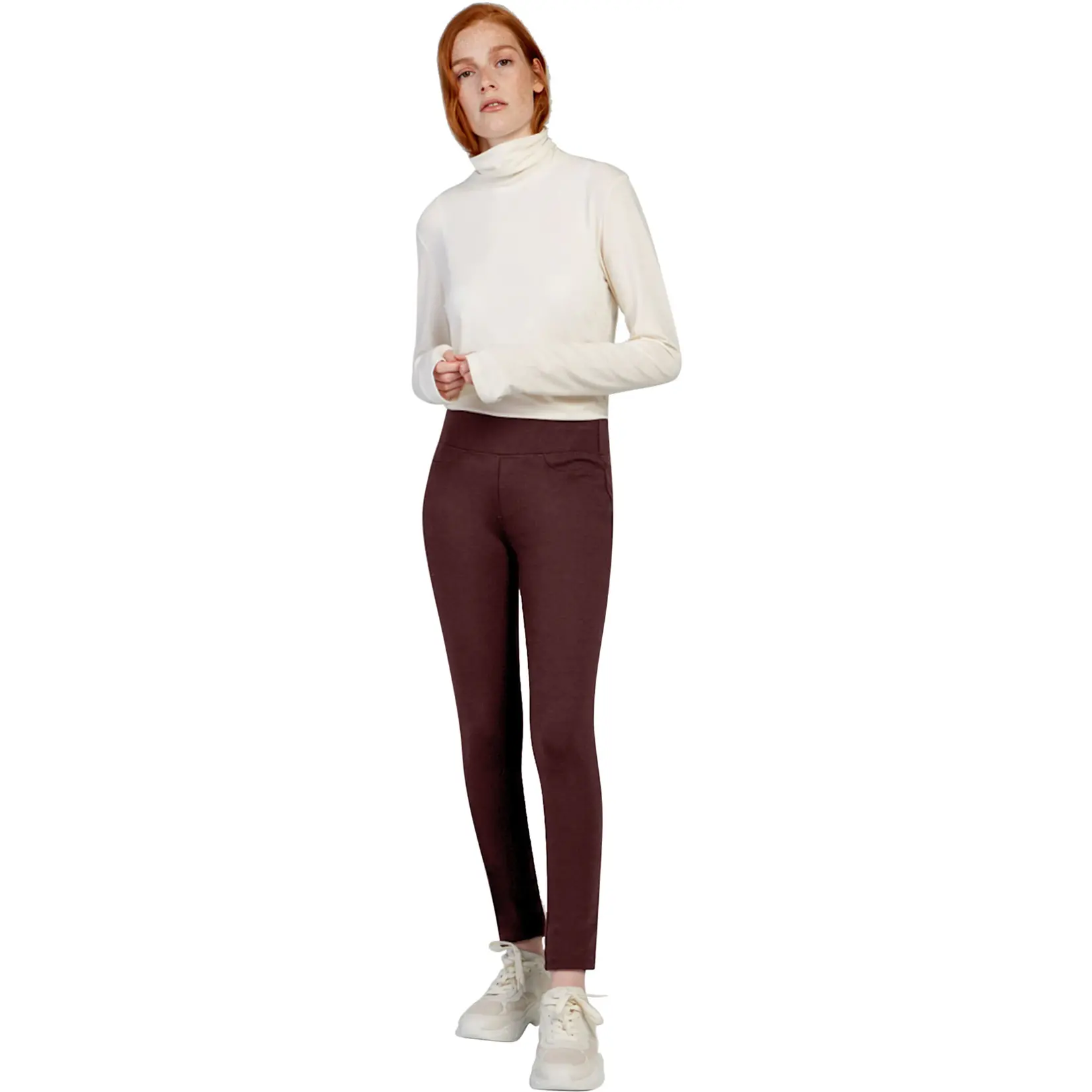 FIG FIG Opa Pant, Chocolate Brown, Small