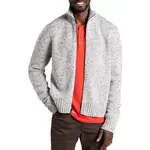 Toad & Co M'S WILDE ZIP SWEATER heather grey L