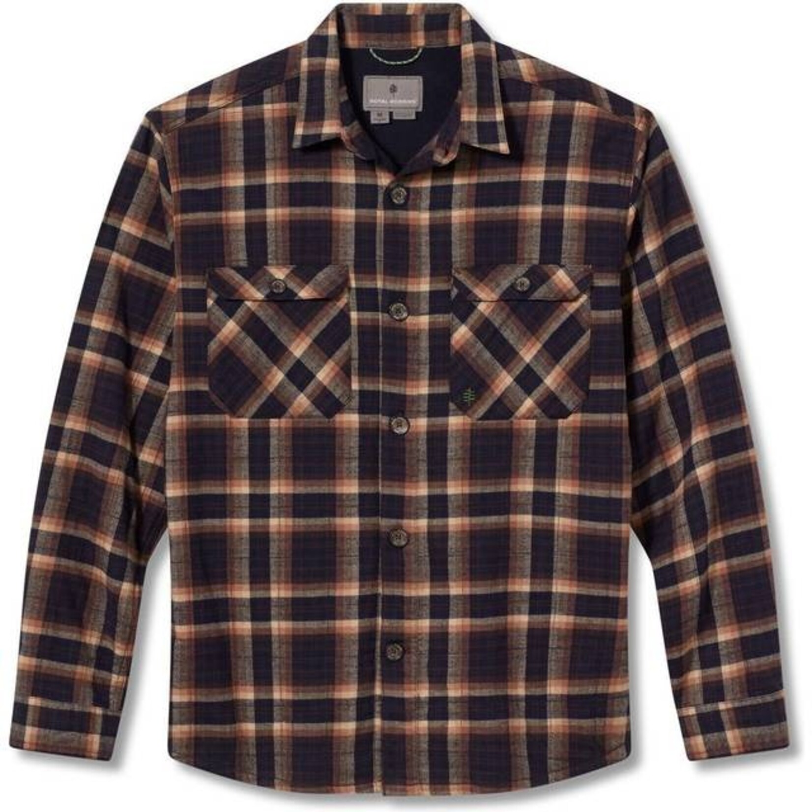 Royal Robbins Royal Robbins Snowcap Lined Flannel L/S Naval Big Basin Pld XXL
