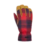 Kombi Kombi - LUMBERJACK MEN GLOVE-MAPLE LEAF RED TARTAN L
