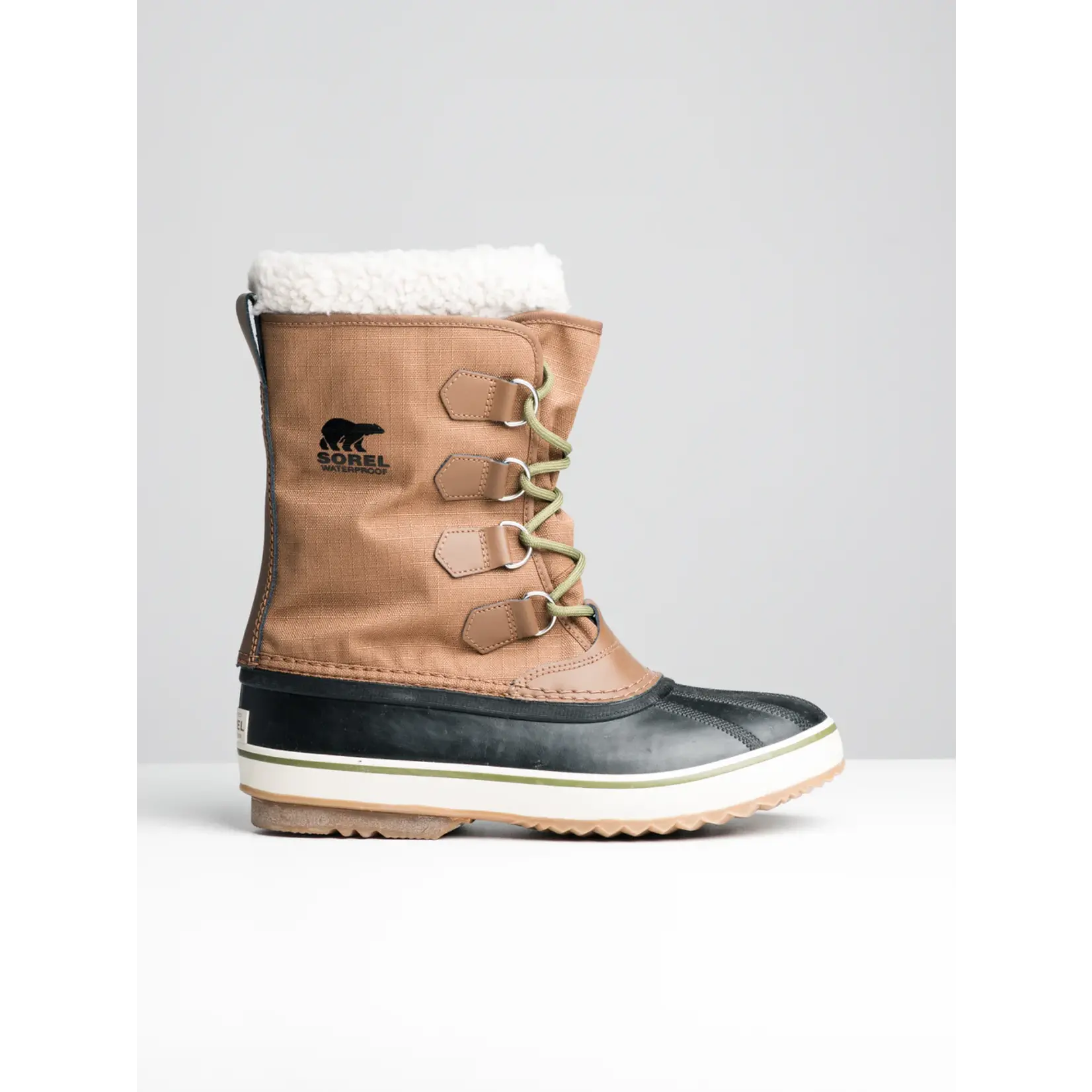 Sorel 1964 PAC™ NYLON WP Nutmeg, Black 10.5