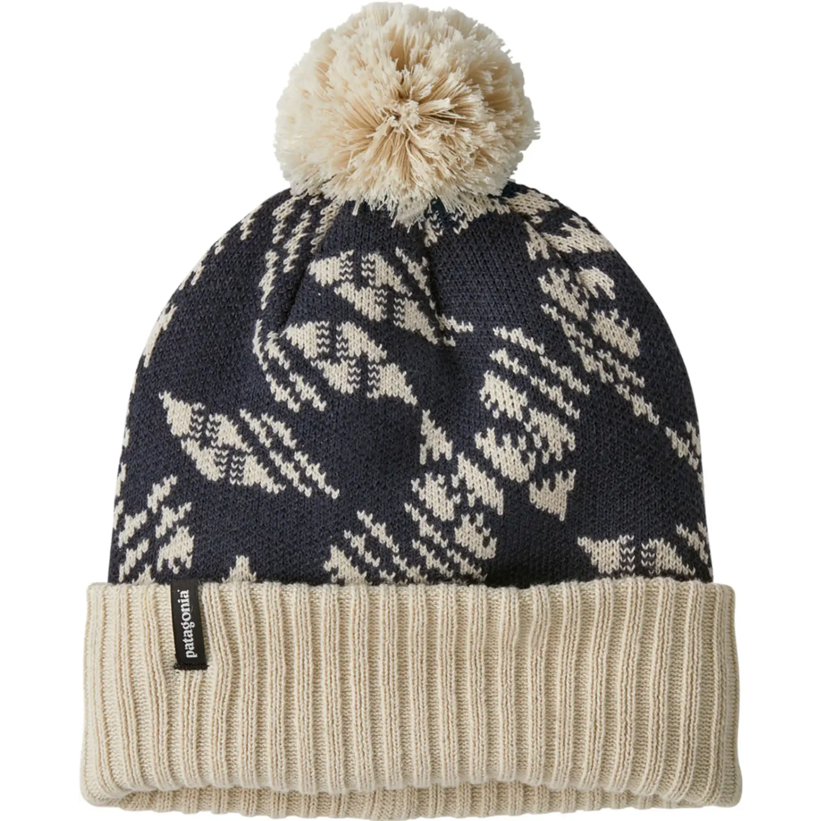 Patagonia Patagonia Powder Town Beanie - Synched Flight, Smolder Blue