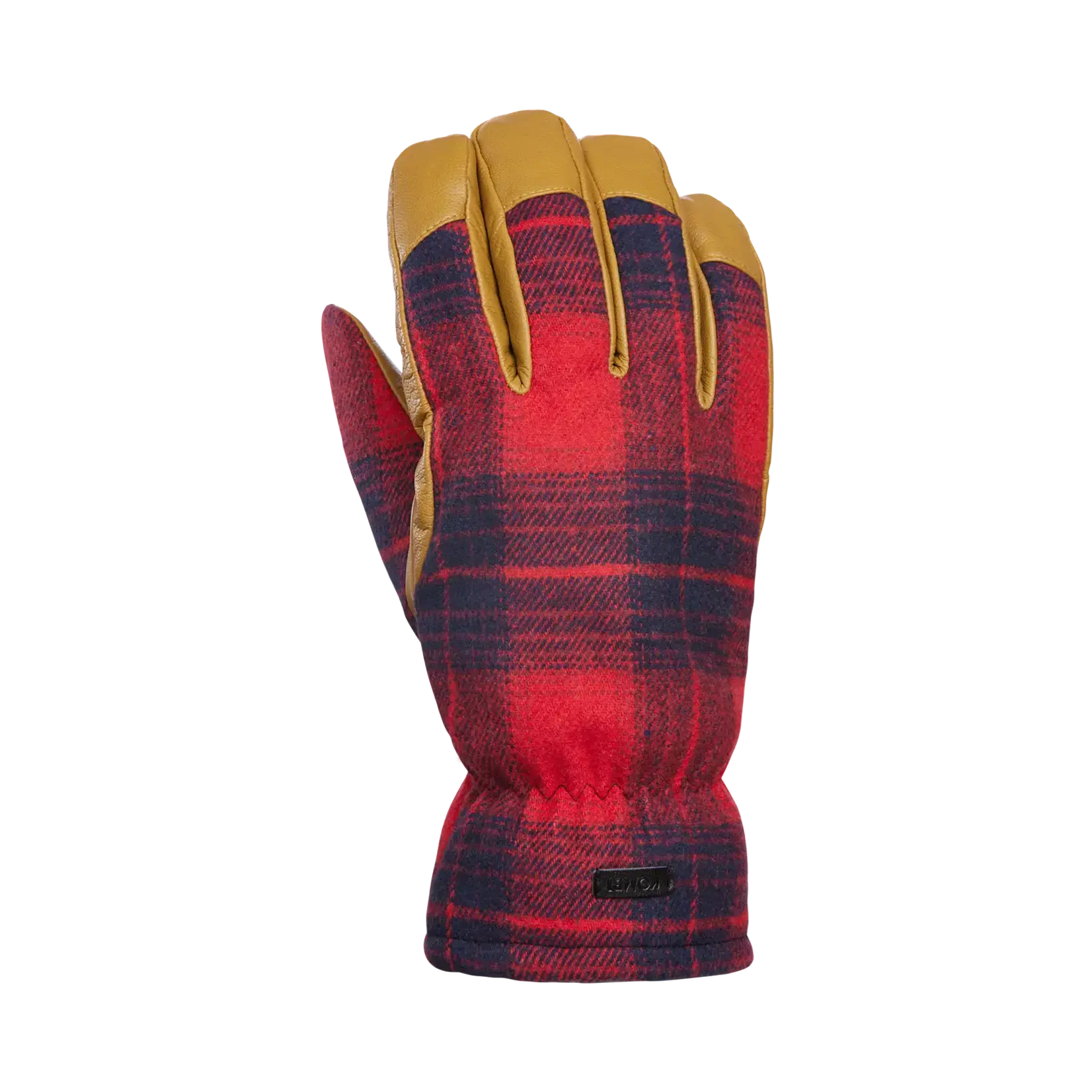 Kombi LUMBERJACK MEN GLOVE-MAPLE LEAF RED TARTAN M