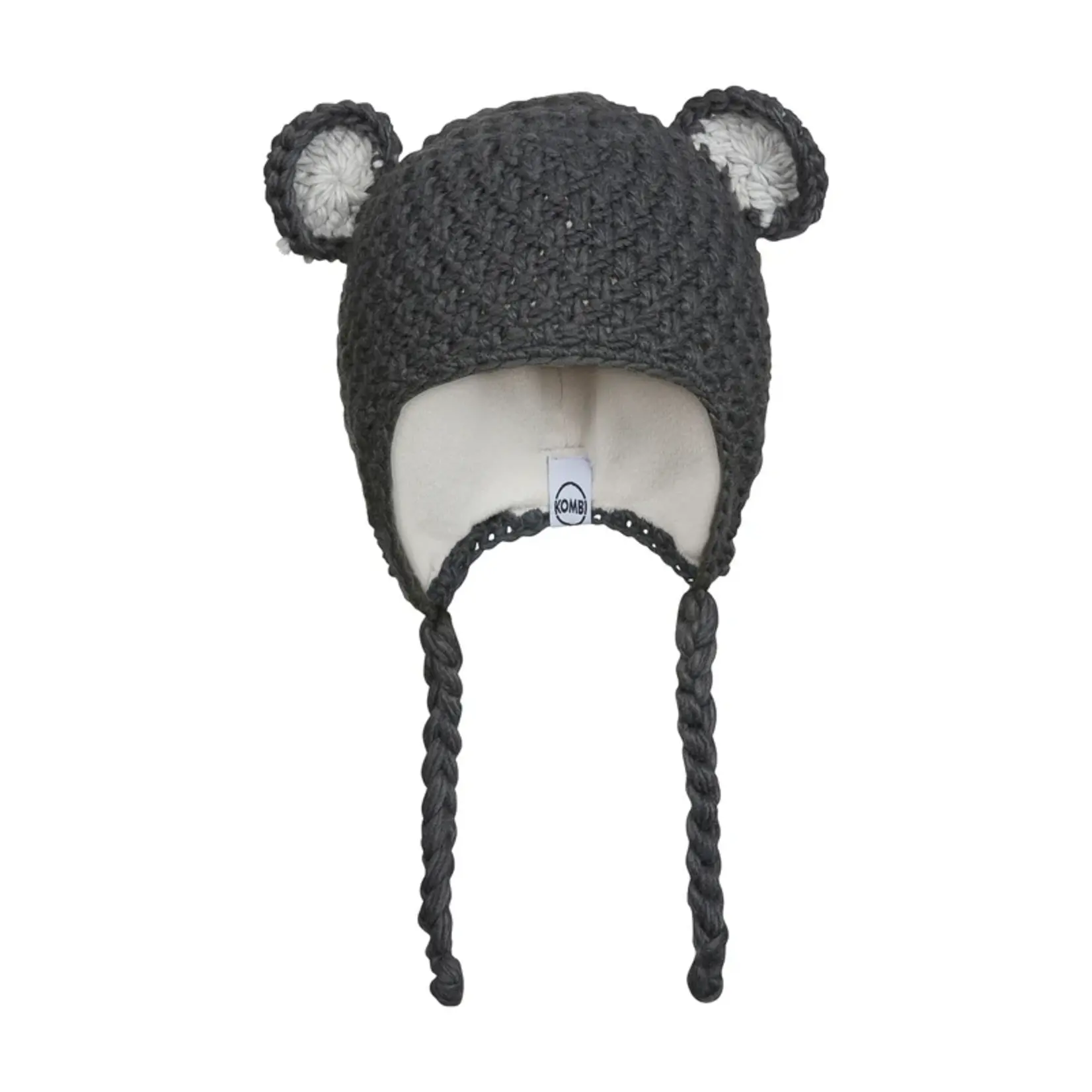 Kombi Kombi - THE BABY ANIMAL HAT 2388 ASPHALT 0-3M