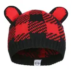 Kombi The Cutie Hat, Red Plaid, 3-9M