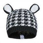 Kombi The Cute Infant Hat, Black Houndstooth, 3-9 Months