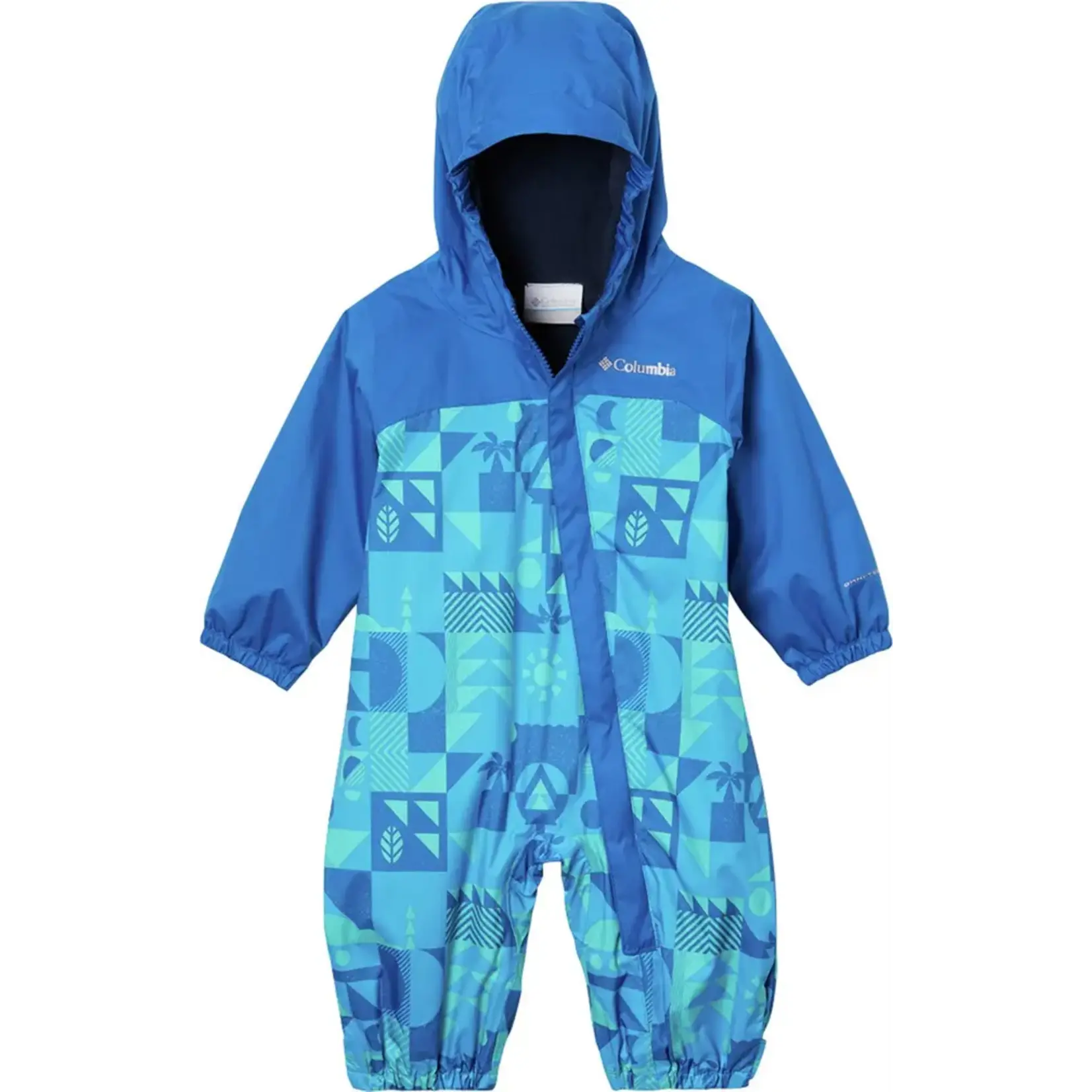 Columbia Critter Jitters™ II Rain Suit Bright Aqua Que 18/24