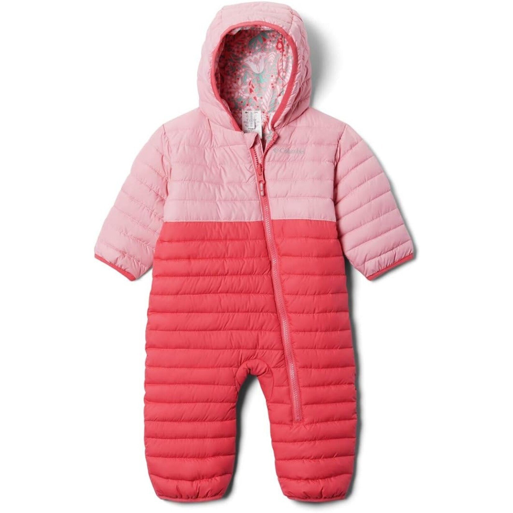 Columbia COLUMBIA Powder Lite Reversible Bunting, Bright Geranium, 18-24