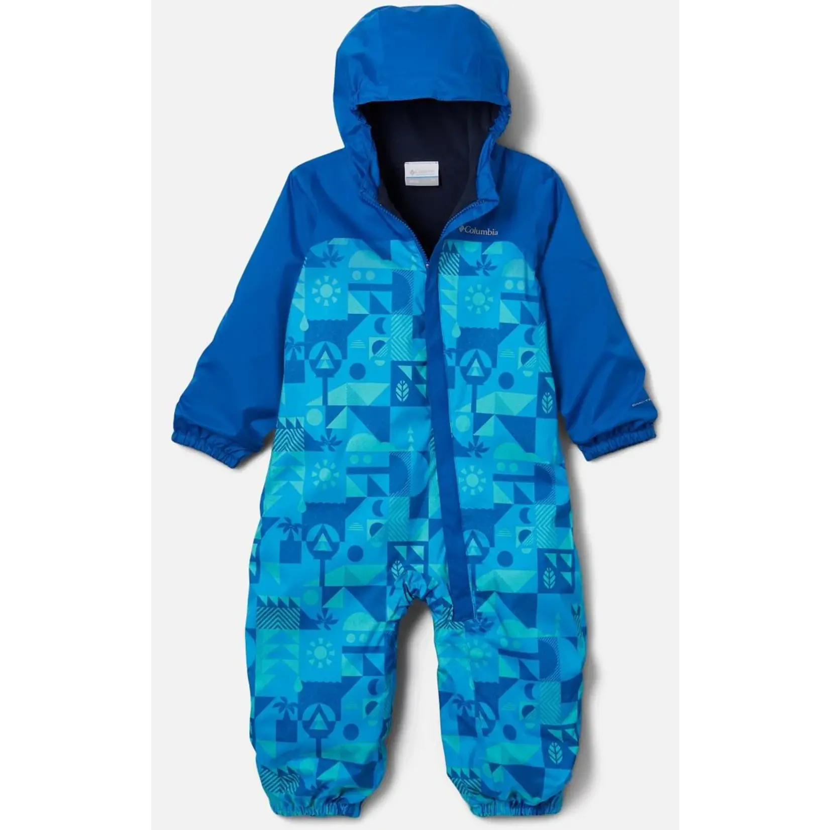 Columbia Critter Jitters™ II Rain Suit Bright Aqua Que 2T