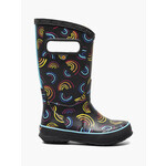 Bogs BOGS RAINBOOT WILD RAINBOWS BLK MULTI 8