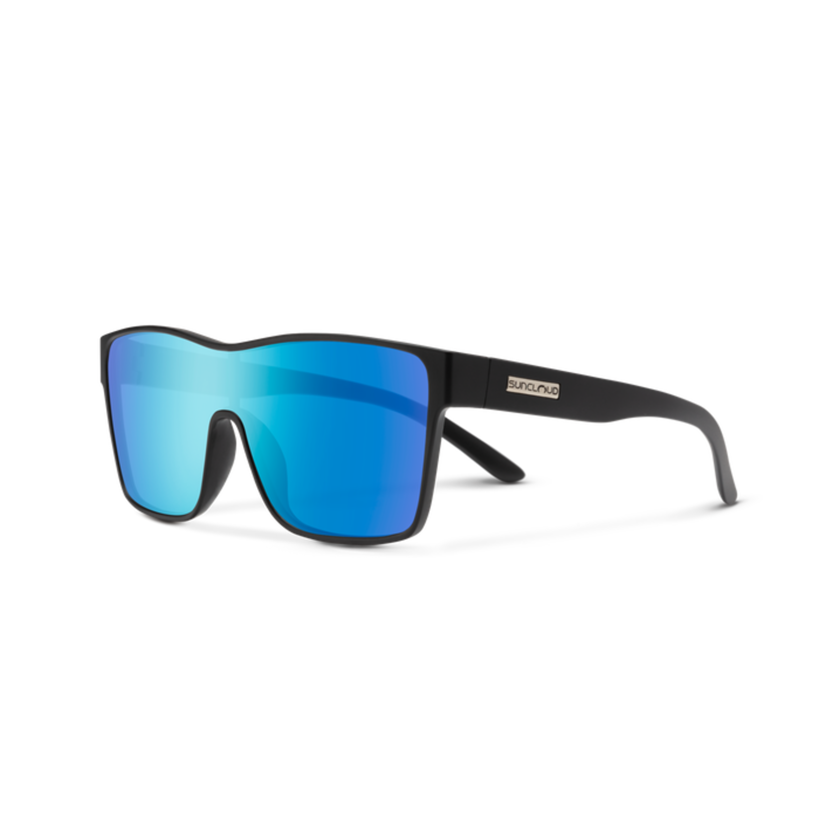 Suncloud SUNCLOUD - Biff Matte Black | Polarized Blue Mirror