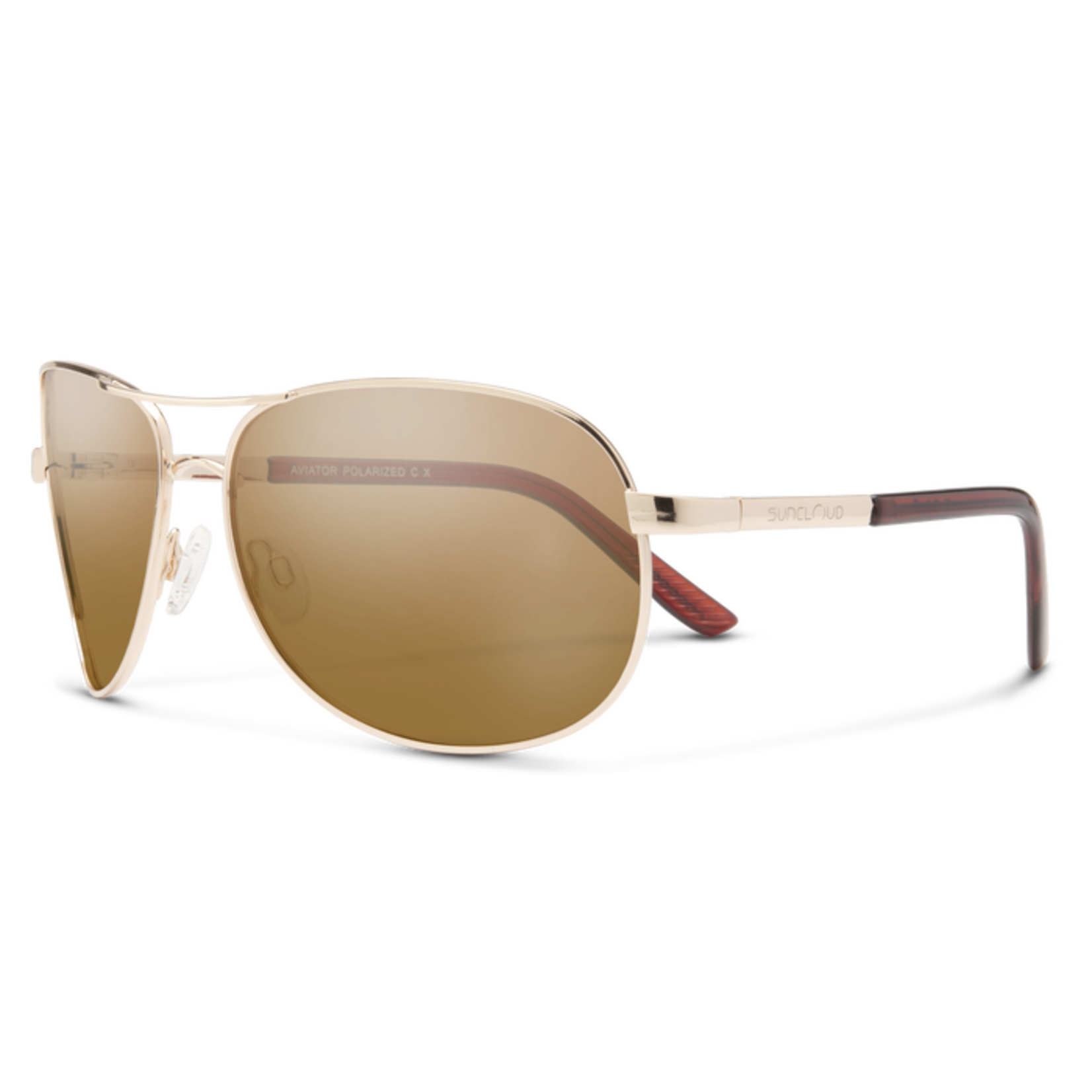 Suncloud SUNCLOUD - Aviator Gold || Polarized Brown