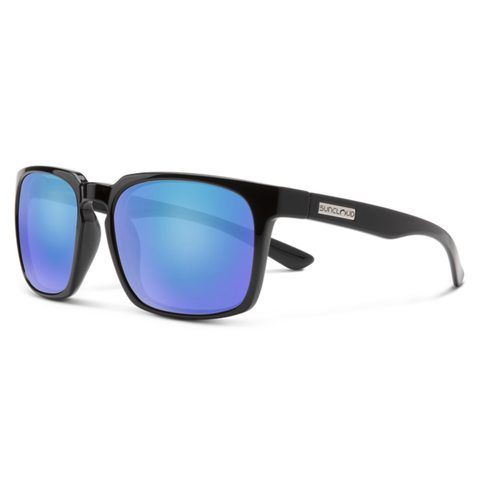 Suncloud SUNCLOUD - Hundo Black || Polarized Blue Mirror