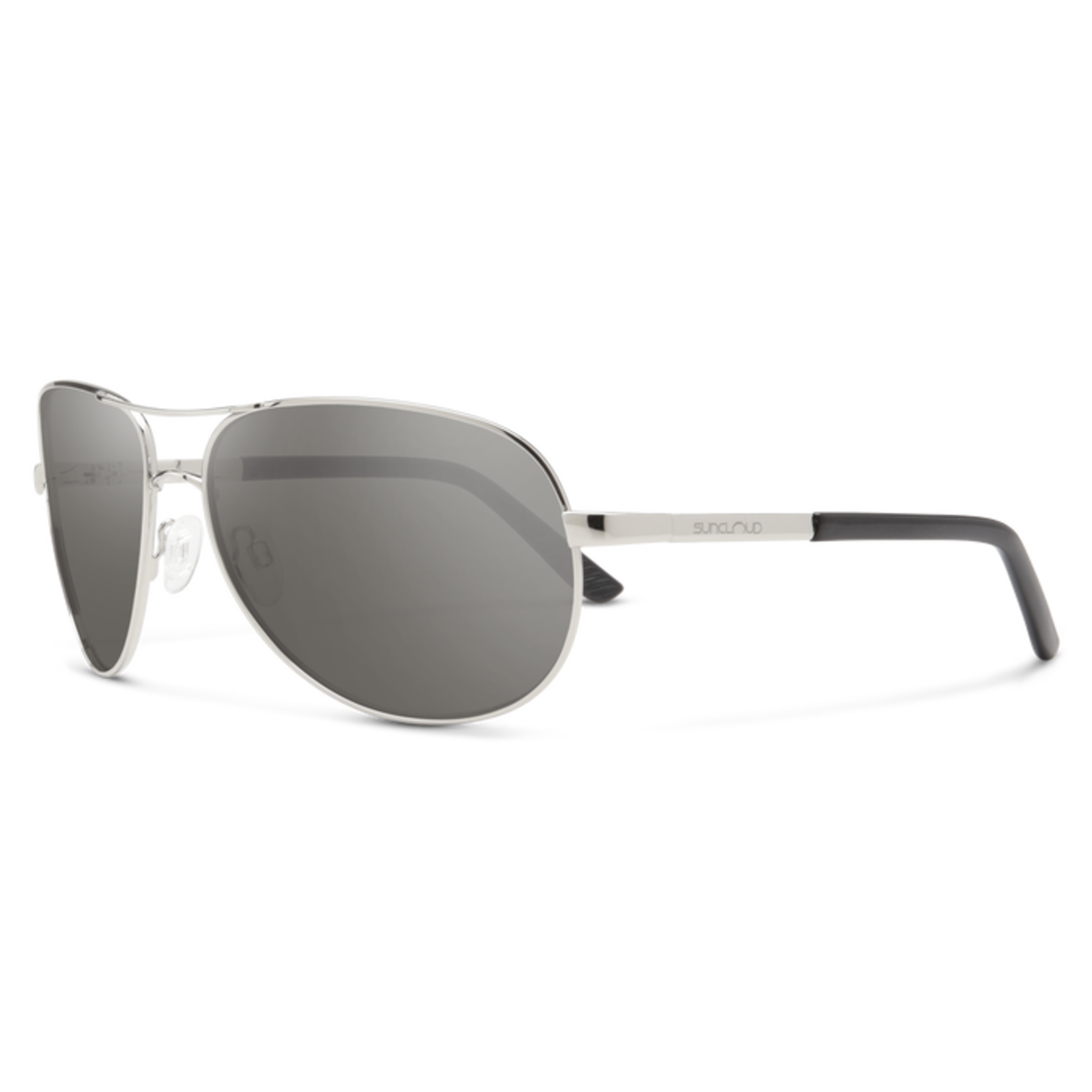 Suncloud SUNCLOUD - Aviator Silver || Polarized Gray