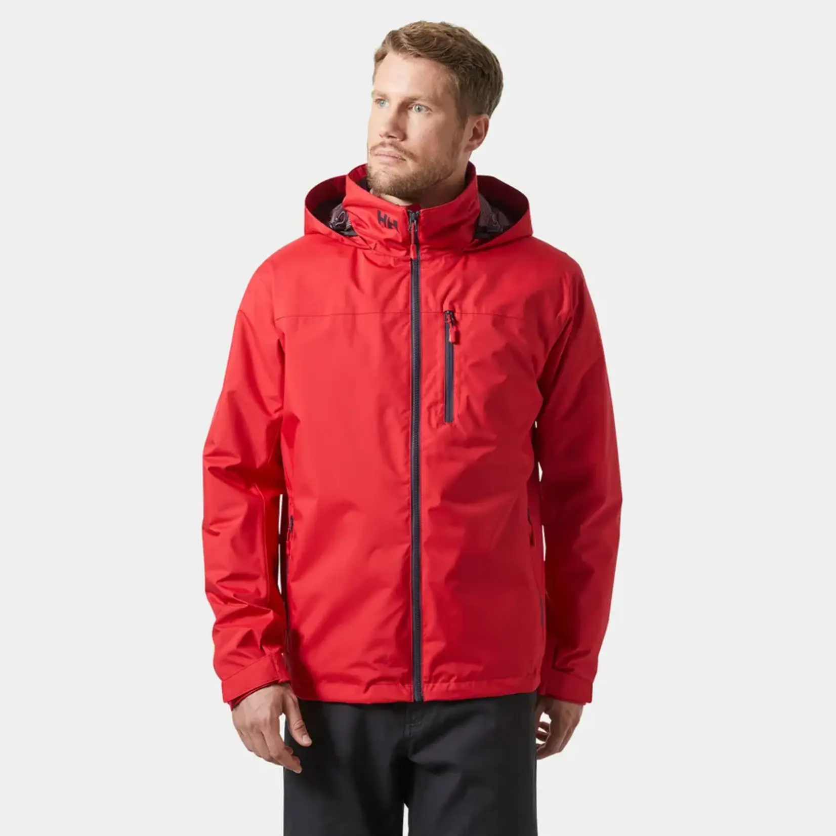 Helly Hansen Helly Hansen CREW HOODED MIDLAYER JACKET RED L