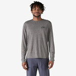 Patagonia Patagonia M's L/S Cap Cool Daily Graphic Shirt 73 Skyline: Feather Grey S