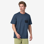 Patagonia Patagonia M's Wild Waterline Pocket Responsibili-Tee Utility Blue XXL