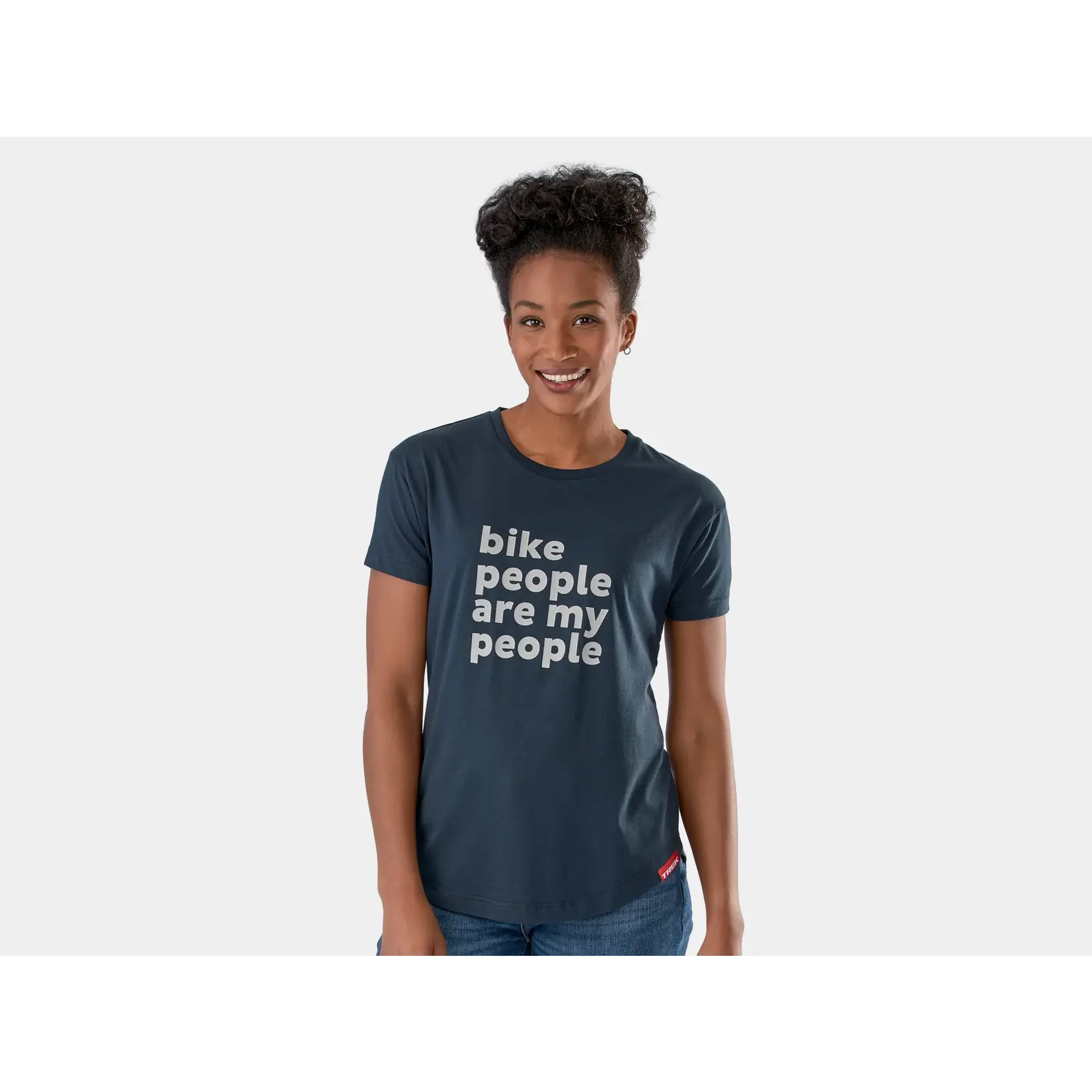 Trek Shirt Trek Bike People Tee Women Large Navy