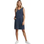 FIG FIG LANIKAI DRESS PIN STRIPE SAIL Large