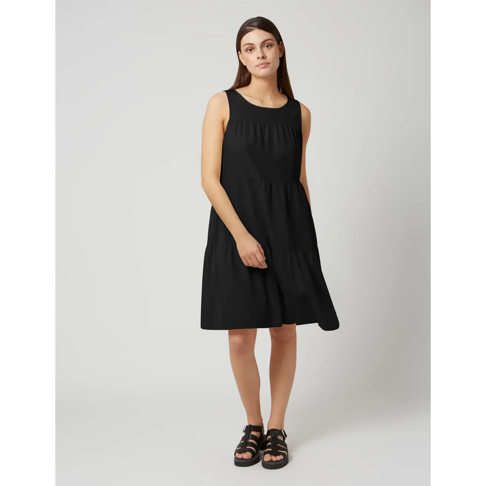 FIG FIG MARGARET DRESS BLACK S