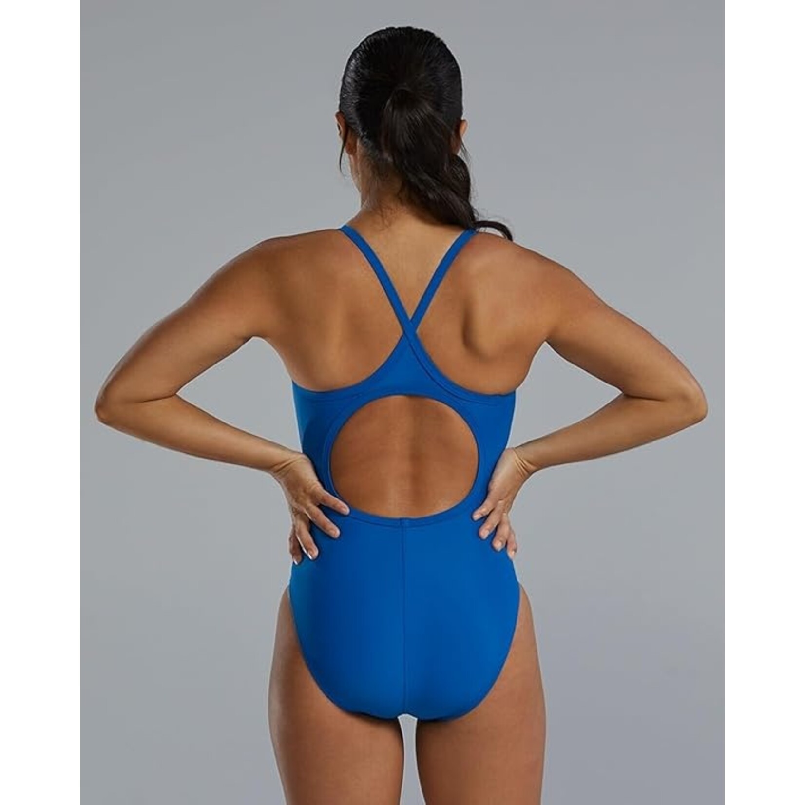 TYR Women's Durafast One Solid Diamondfit Swimsuit ROYAL 40