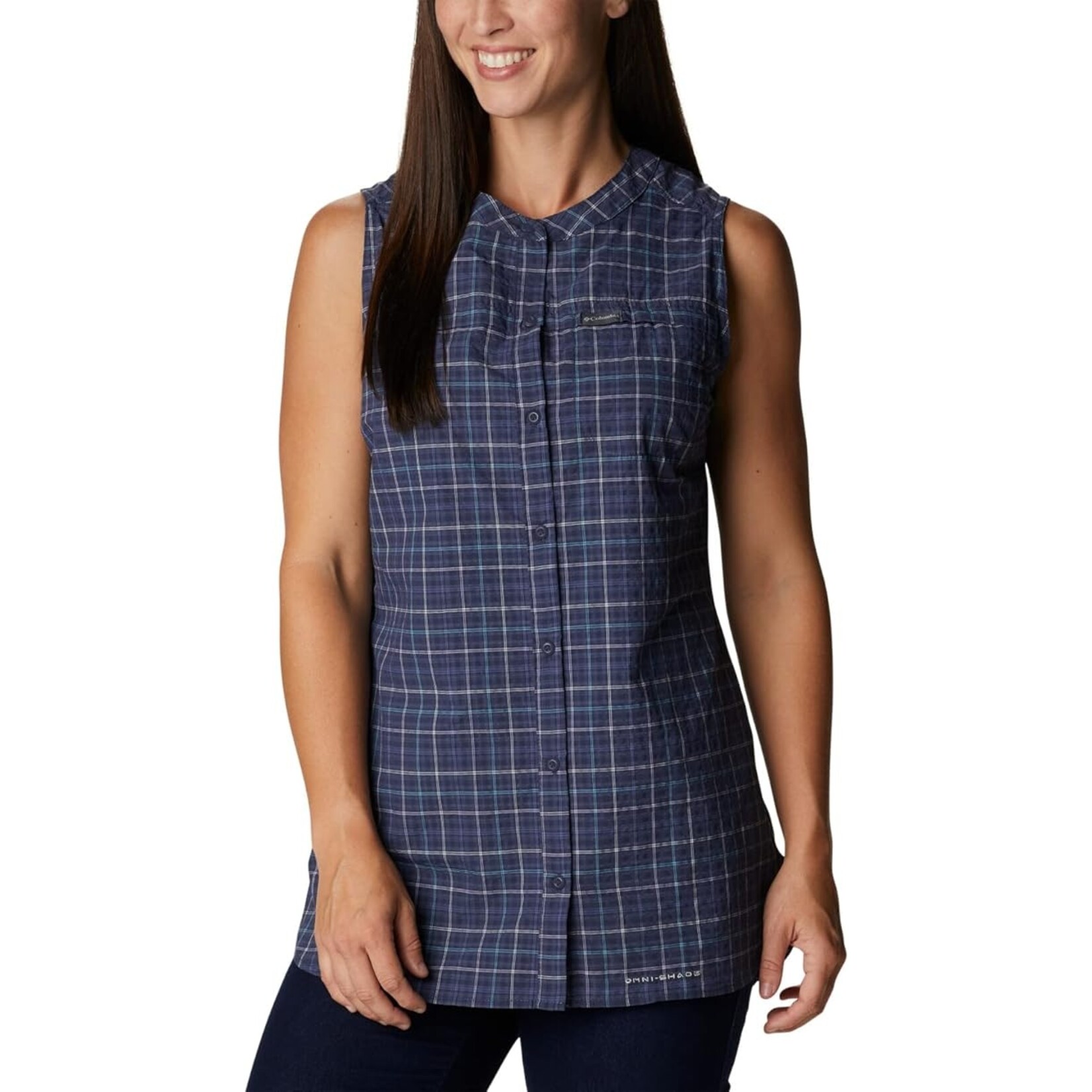 Columbia FINAL SALE - Silver Ridge Novelty Tunic, Blue, Large